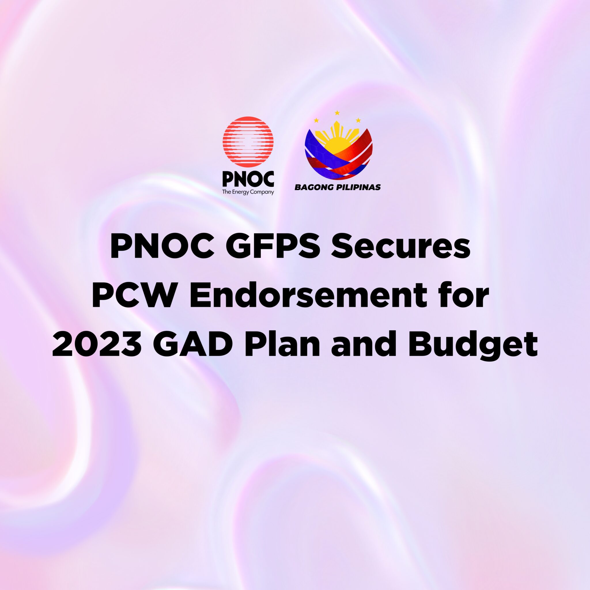 Pcw Ranking Budget PNOC GFPS Secures PCW Endorsement for 2023 GAD Plan and Budget - PNOC