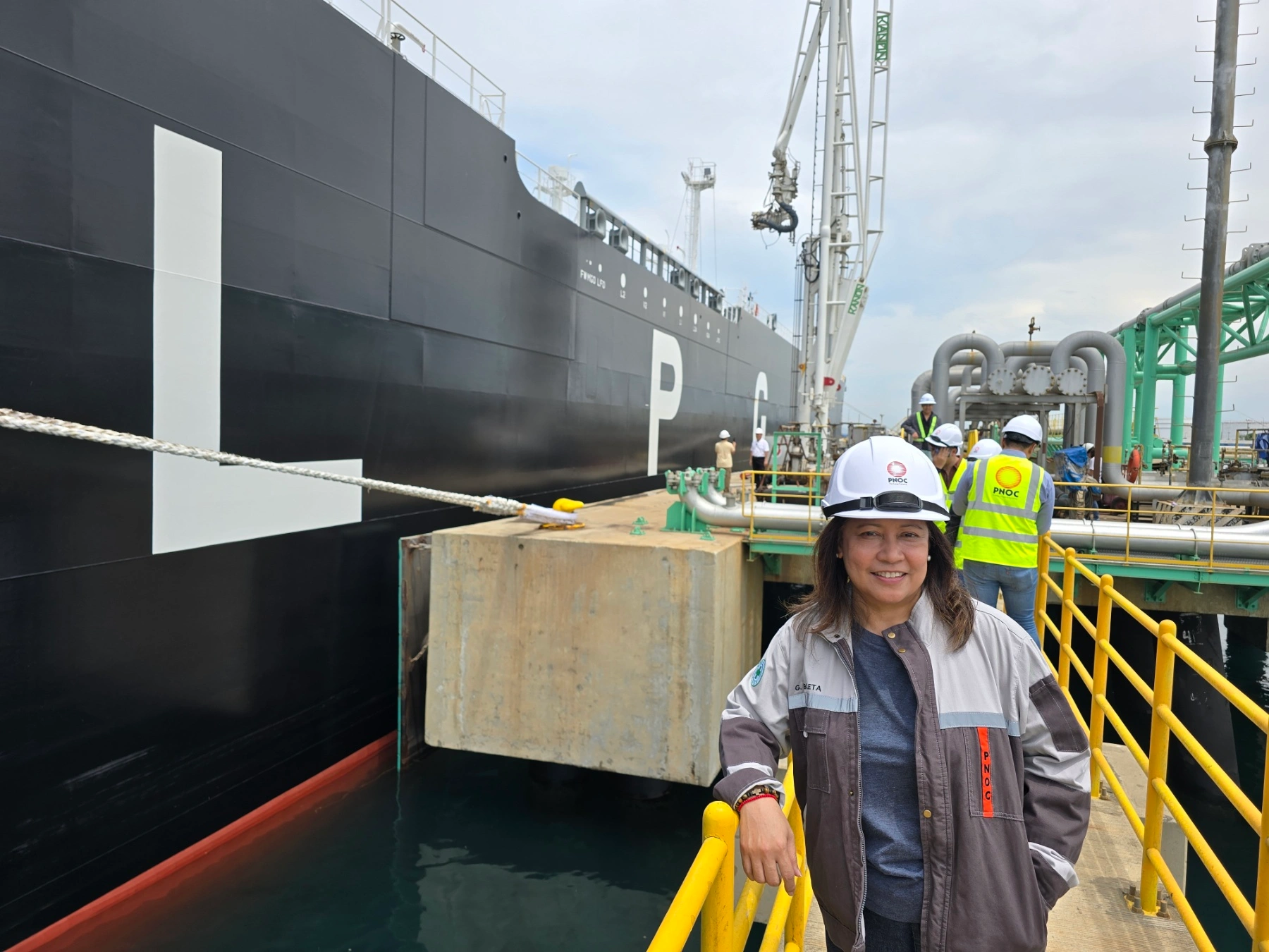 SVP Barleta at South Pacific Inc. (SPI) Terminal in Brgy. Salong, Calaca, Batangas