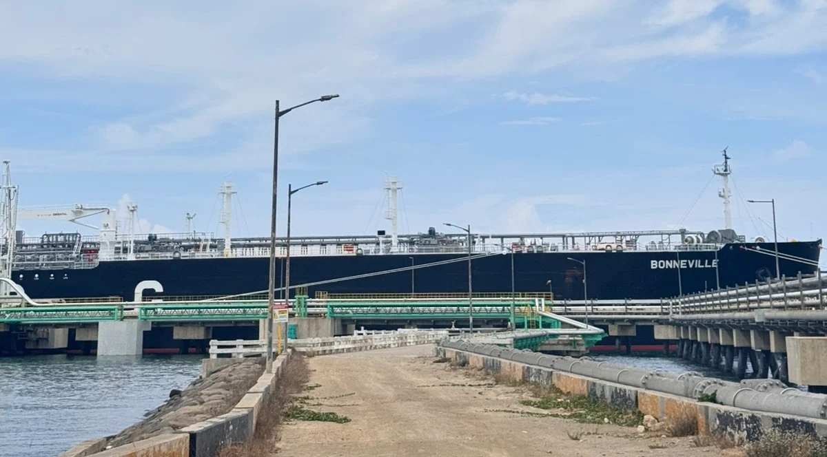 MV Bonneville, LPG Tanker at South Pacific Inc. (SPI) Terminal in Brgy. Salong, Calaca, Batangas